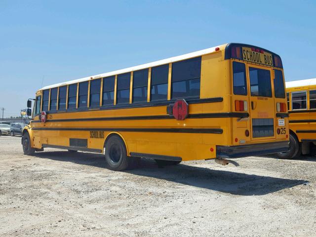 4UZABRDJ4BCAW1275 - 2011 FREIGHTLINER CHASSIS B2 YELLOW photo 3