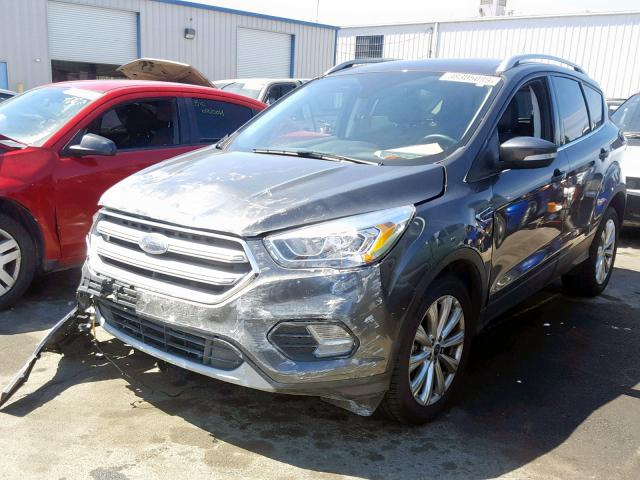 1FMCU0J91HUE97509 - 2017 FORD ESCAPE TIT GRAY photo 2