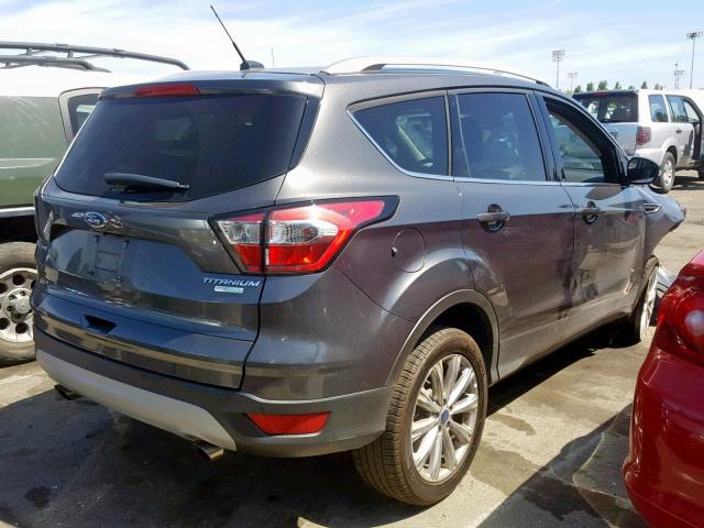 1FMCU0J91HUE97509 - 2017 FORD ESCAPE TIT GRAY photo 4