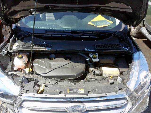 1FMCU0J91HUE97509 - 2017 FORD ESCAPE TIT GRAY photo 7