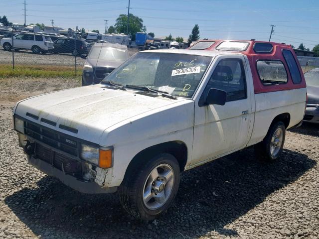 1N6ND11S2KC318152 - 1989 NISSAN D21 SHORT WHITE photo 2