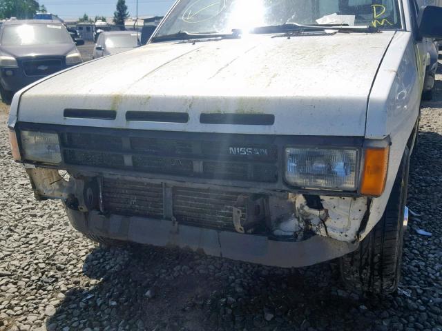 1N6ND11S2KC318152 - 1989 NISSAN D21 SHORT WHITE photo 9