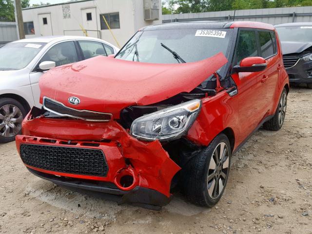 KNDJX3A57E7704416 - 2014 KIA SOUL ! Qırmızı foto 2