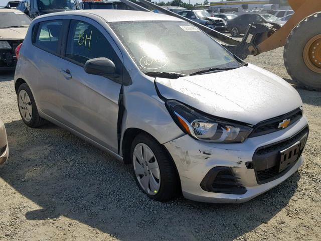 KL8CB6SA0HC763963 - 2017 CHEVROLET SPARK LS SILVER photo 1