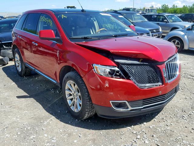 2LMDJ8JK9BBJ09278 - 2011 LINCOLN MKX RED photo 1