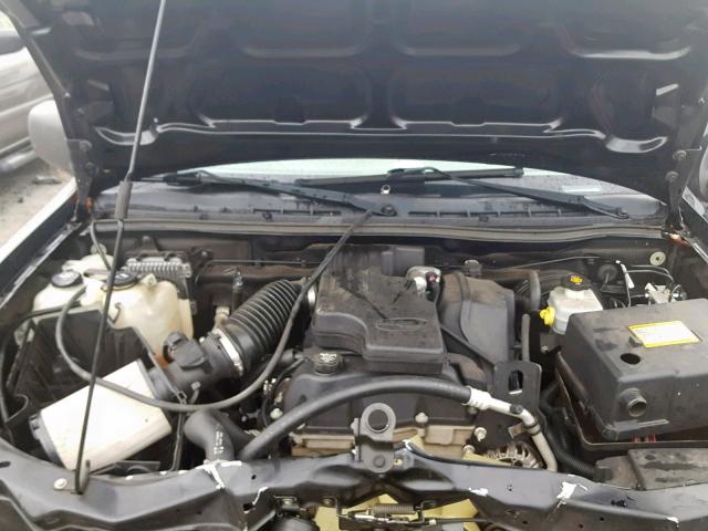 1GCCS148168224031 - 2006 CHEVROLET COLORADO BLACK photo 7