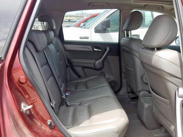 JHLRE48768C027234 - 2008 HONDA CR-V EXL RED photo 6