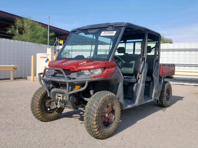 3JBUCAP48HK000455 - 2017 CAN-AM DEFENDER M MAROON photo 2