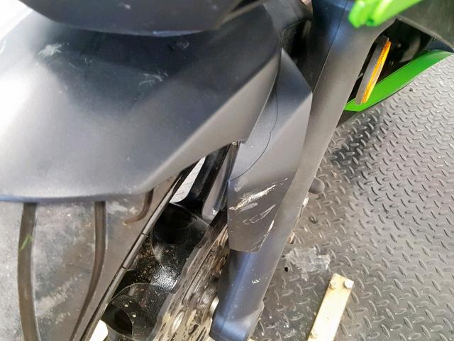 JKAEXEE10EDA16941 - 2014 KAWASAKI EX650 E GREEN photo 10