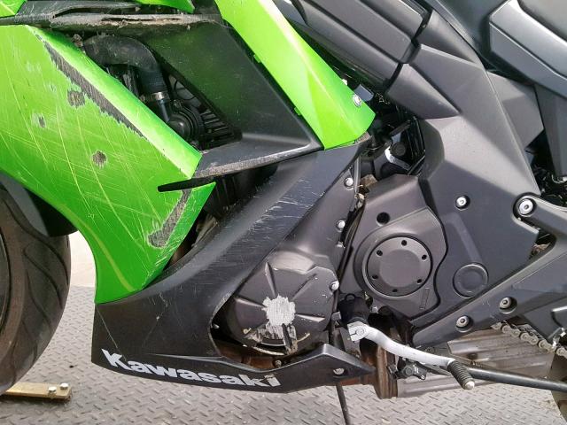 JKAEXEE10EDA16941 - 2014 KAWASAKI EX650 E GREEN photo 6