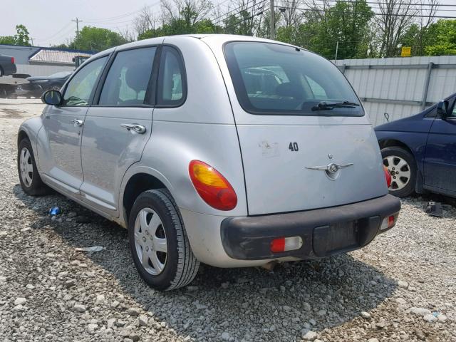 3C4FY48B03T613548 - 2003 CHRYSLER PT CRUISER SILVER photo 3