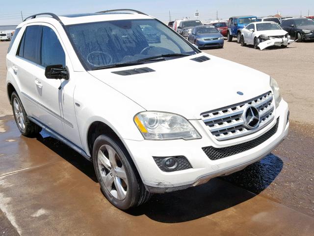 4JGBB2FB6AA595533 - 2010 MERCEDES-BENZ ML 350 BLU WHITE photo 1