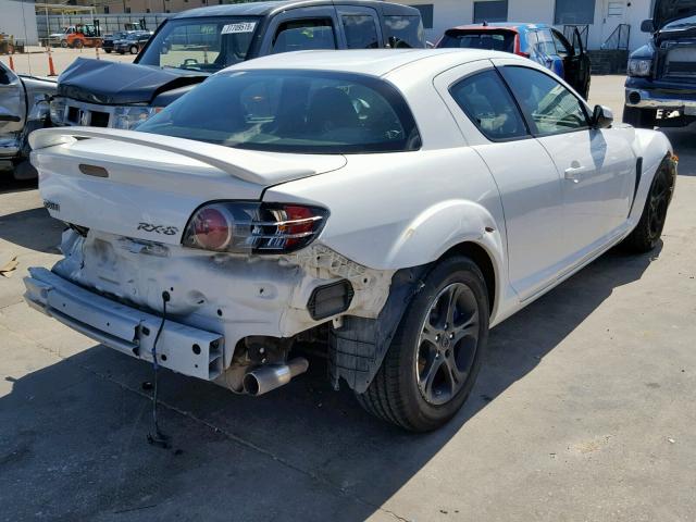 JM1FE173370208580 - 2007 MAZDA RX8 WHITE photo 4