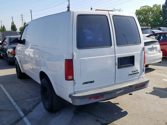 1GCDM19W2YB214832 - 2000 CHEVROLET ASTRO WHITE photo 3