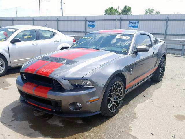 1ZVBP8JZ2E5279619 - 2014 FORD MUSTANG SH GRAY photo 2