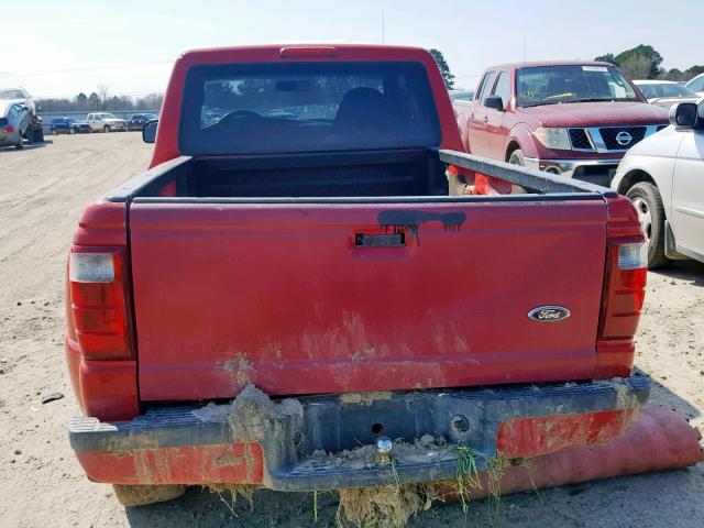 1FTYR14U23PB57455 - 2003 FORD RANGER SUP RED photo 6