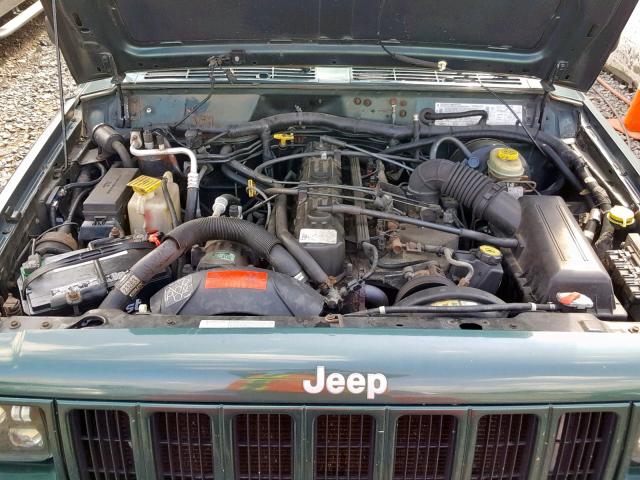 1J4FF78S7XL575397 - 1999 JEEP CHEROKEE L GREEN photo 7