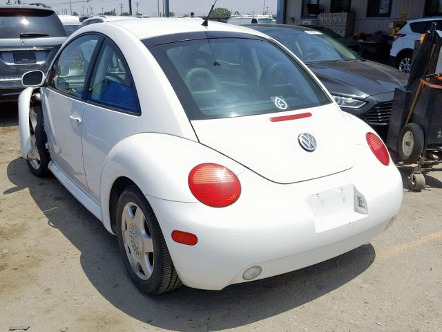 3VWDD21C51M458347 - 2001 VOLKSWAGEN NEW BEETLE თეთრი ფოტო 3