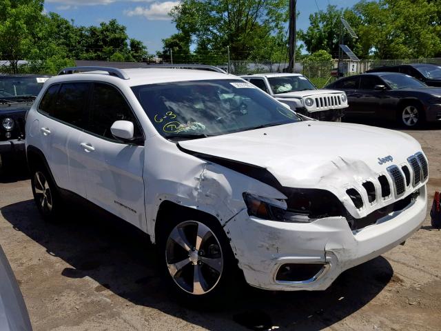 1C4PJMDX4KD165541 - 2019 JEEP CHEROKEE L WHITE photo 1