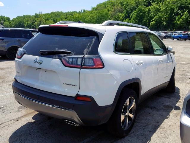 1C4PJMDX4KD165541 - 2019 JEEP CHEROKEE L WHITE photo 4