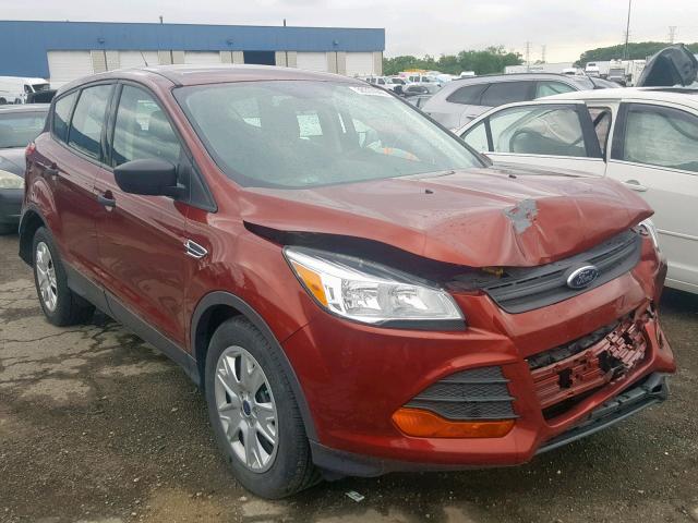 1FMCU0F79FUC41400 - 2015 FORD ESCAPE S RED photo 1