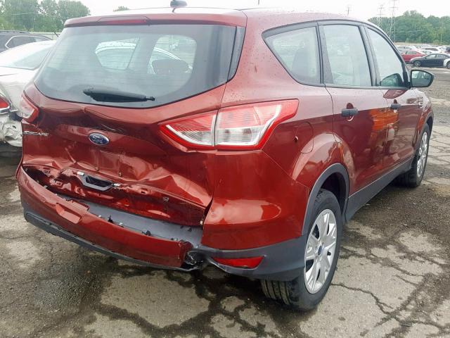 1FMCU0F79FUC41400 - 2015 FORD ESCAPE S RED photo 4