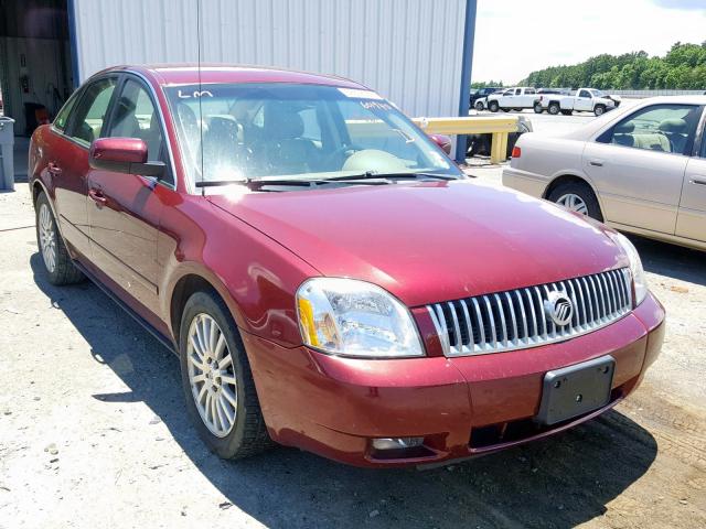 1MEFM42145G601940 - 2005 MERCURY MONTEGO PR ბურგუნდია ფოტო 1