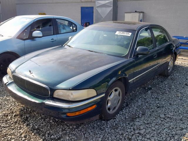 1G4CW52K8X4653181 - 1999 BUICK PARK AVENU GREEN photo 2