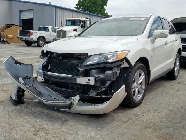 5J8TB3H57DL012452 - 2013 ACURA RDX TECHNO WHITE photo 2