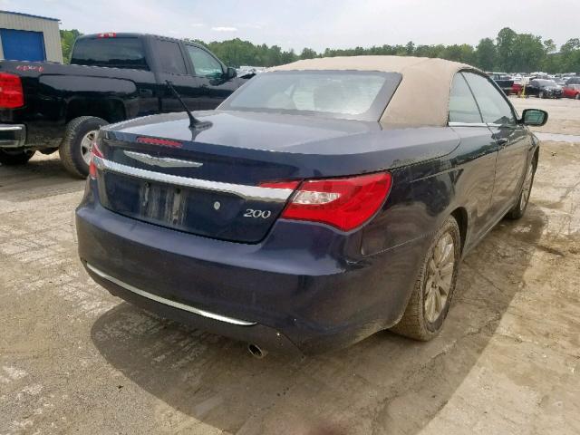 1C3BC2EG3BN617534 - 2011 CHRYSLER 200 TOURIN BLUE photo 4