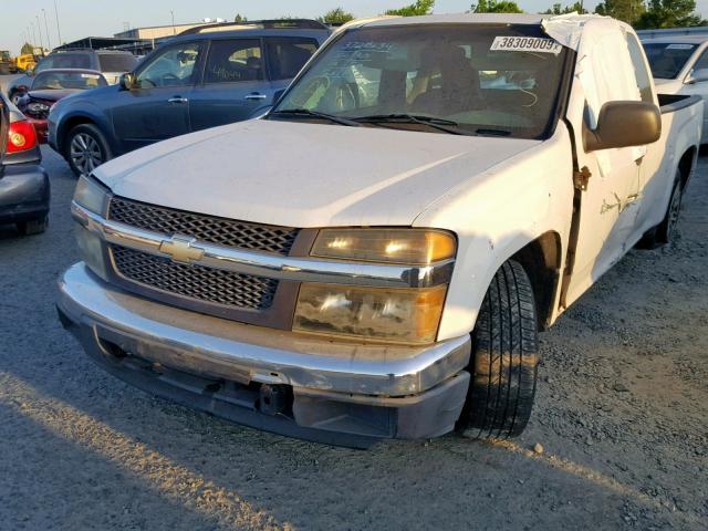 1GCCS198268231112 - 2006 CHEVROLET COLORADO WHITE photo 2