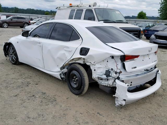 JTHC81D21J5032417 - 2018 LEXUS IS 300 WHITE photo 3