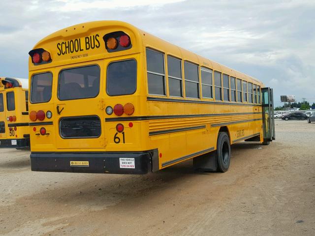 1BAKGCPA4GF319505 - 2016 BLUE BIRD SCHOOL BUS YELLOW photo 4