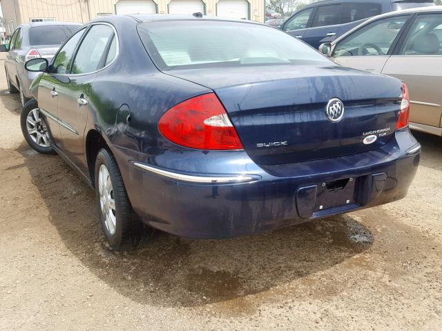 2G4WC582181198779 - 2008 BUICK LACROSSE C BLUE photo 3