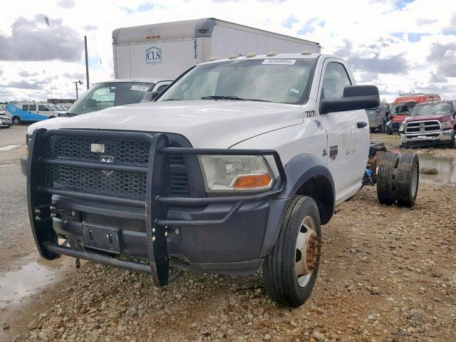 3C7WDKBL3CG152049 - 2012 DODGE RAM 4500 S WHITE photo 2