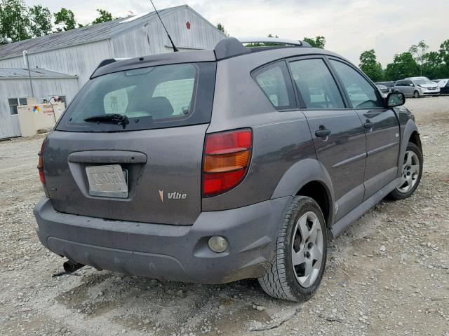 5Y2SM63835Z446213 - 2005 PONTIAC VIBE GRAY photo 4