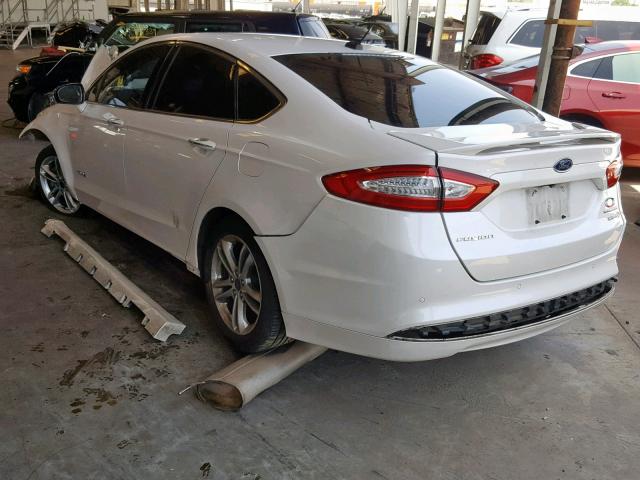 3FA6P0RU5FR214590 - 2015 FORD FUSION TIT WHITE photo 3