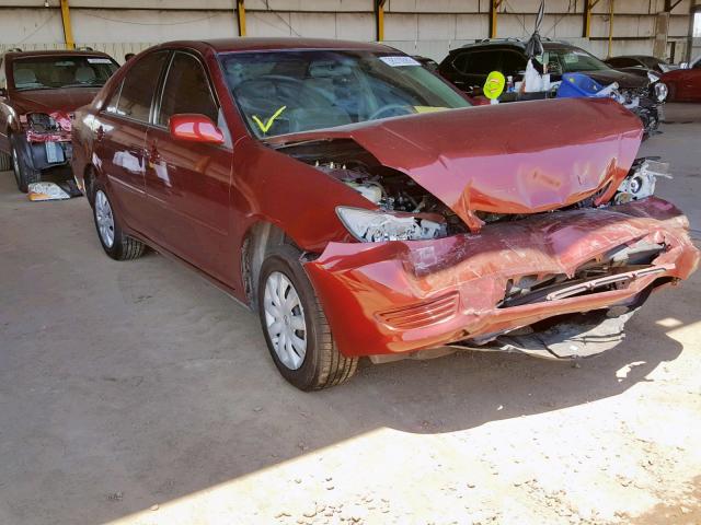 4T1BE32K05U078865 - 2005 TOYOTA CAMRY LE RED photo 1