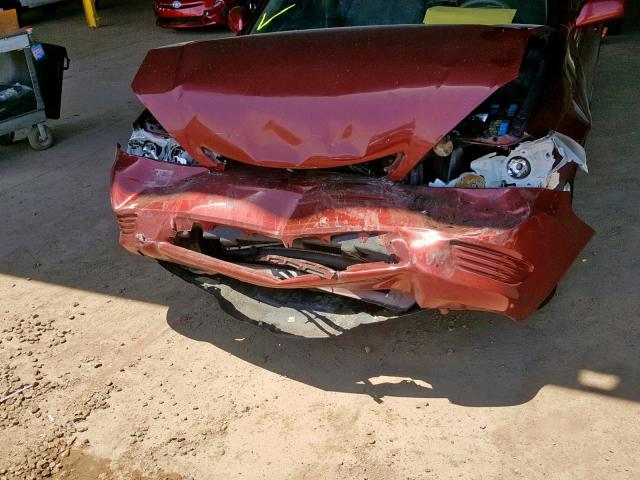 4T1BE32K05U078865 - 2005 TOYOTA CAMRY LE RED photo 9