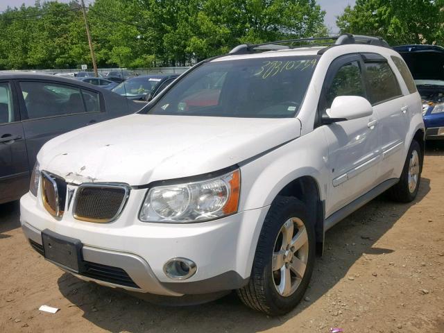 2CKDL73F266085899 - 2006 PONTIAC TORRENT WHITE photo 2