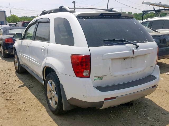 2CKDL73F266085899 - 2006 PONTIAC TORRENT WHITE photo 3