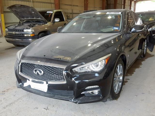 JN1BV7AP7FM334089 - 2015 INFINITI Q50 BASE BLACK photo 2