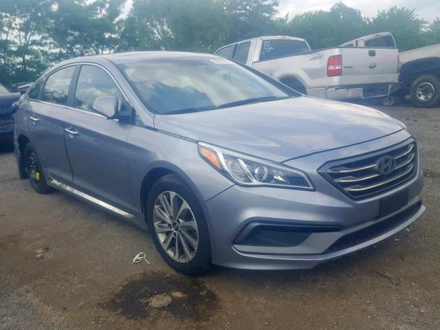 5NPE34AF7HH547384 - 2017 HYUNDAI SONATA SPO SILVER photo 1