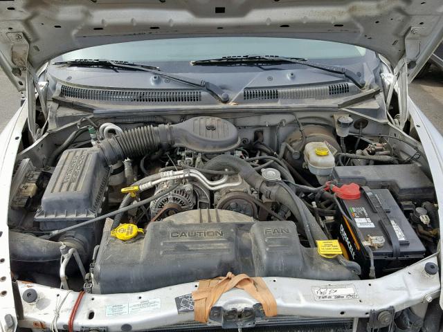 1B7GG2AX21S173879 - 2001 DODGE DAKOTA QUA SILVER photo 7