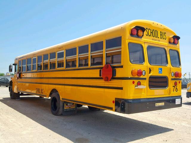 1BAKGCPA6GF319506 - 2016 BLUE BIRD SCHOOL BUS YELLOW photo 3