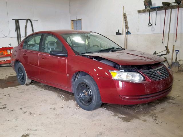 1G8AJ58F47Z195396 - 2007 SATURN ION LEVEL RED photo 1