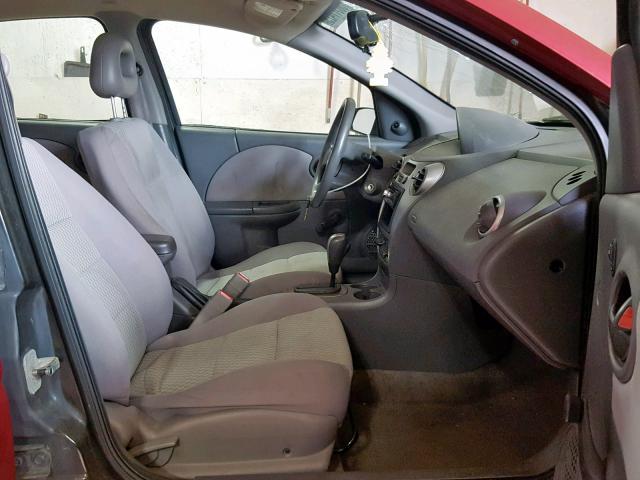 1G8AJ58F47Z195396 - 2007 SATURN ION LEVEL RED photo 5