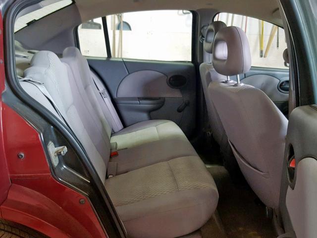 1G8AJ58F47Z195396 - 2007 SATURN ION LEVEL RED photo 6