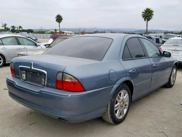 1LNHM87A83Y688576 - 2003 LINCOLN LS BLUE photo 4