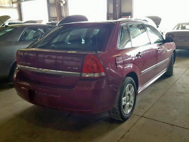 1G1ZT61846F241564 - 2006 CHEVROLET MALIBU MAX 红色 照片 4